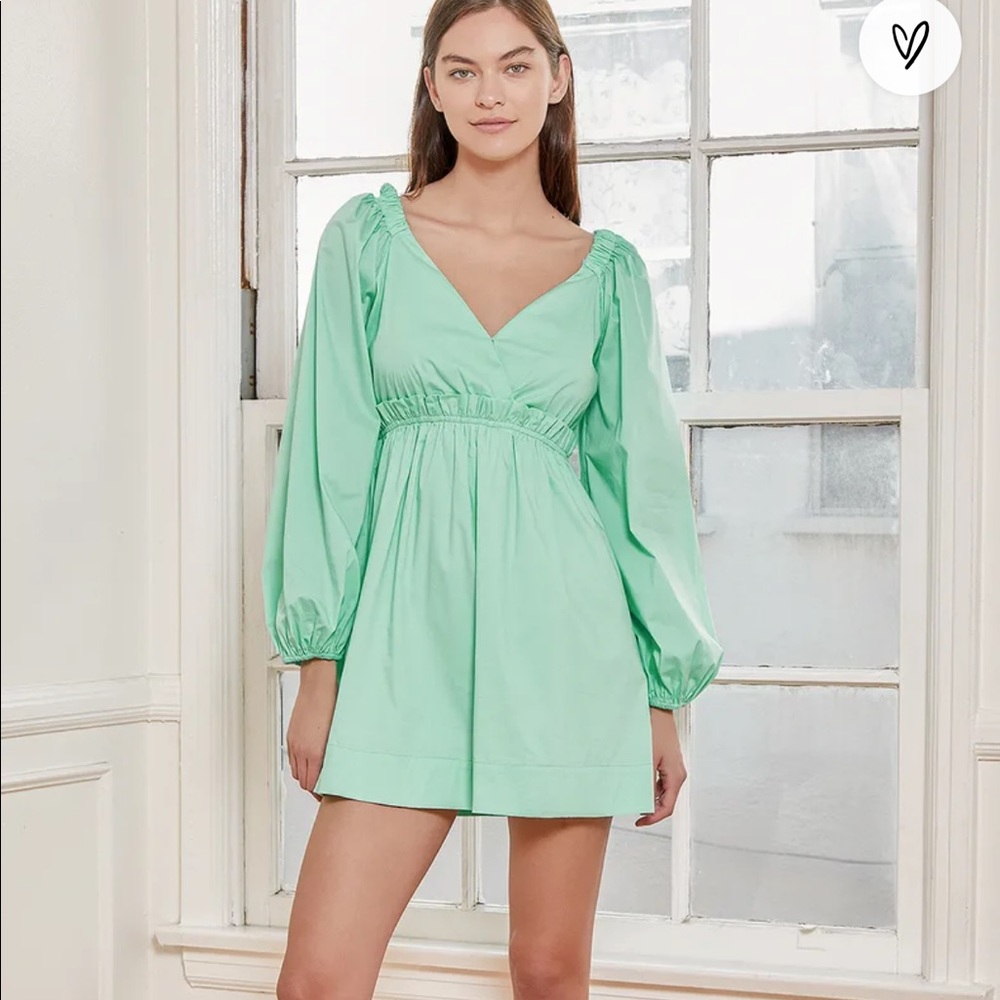 Lulus long sleeve ruffle dress